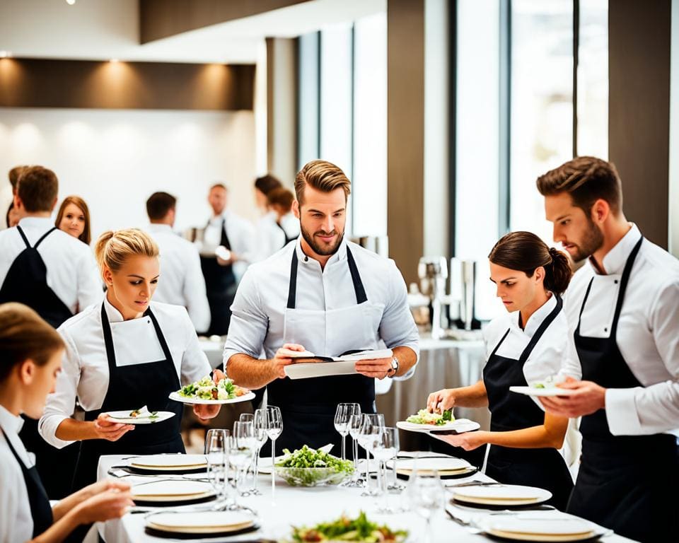 Personeelstraining in restaurants