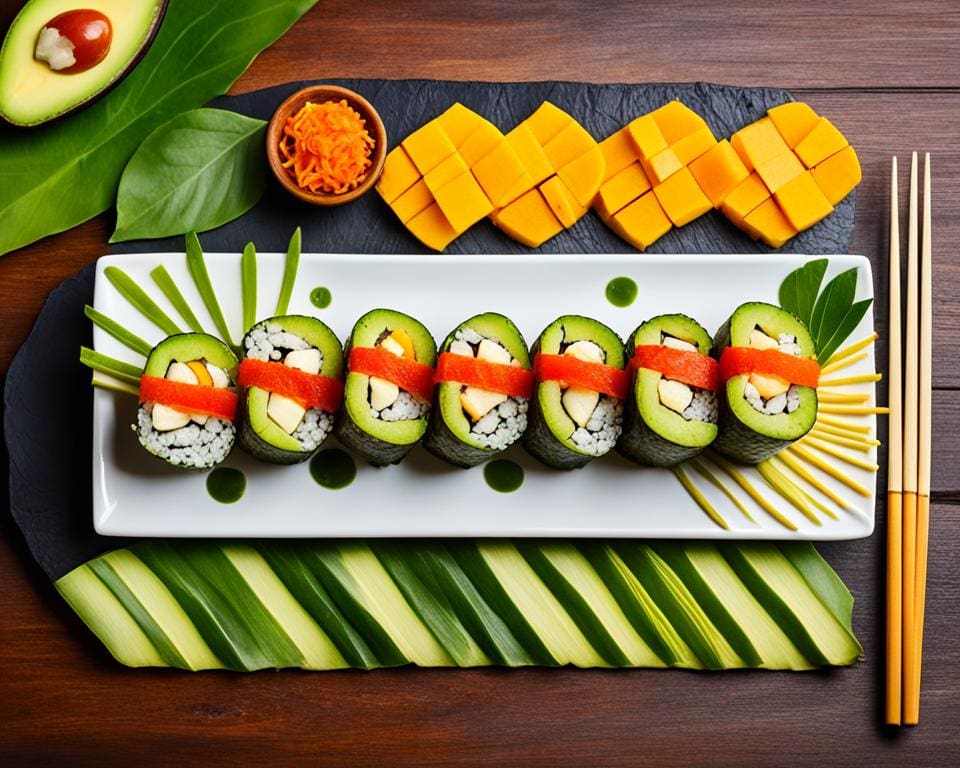 Trend in Vegan Sush