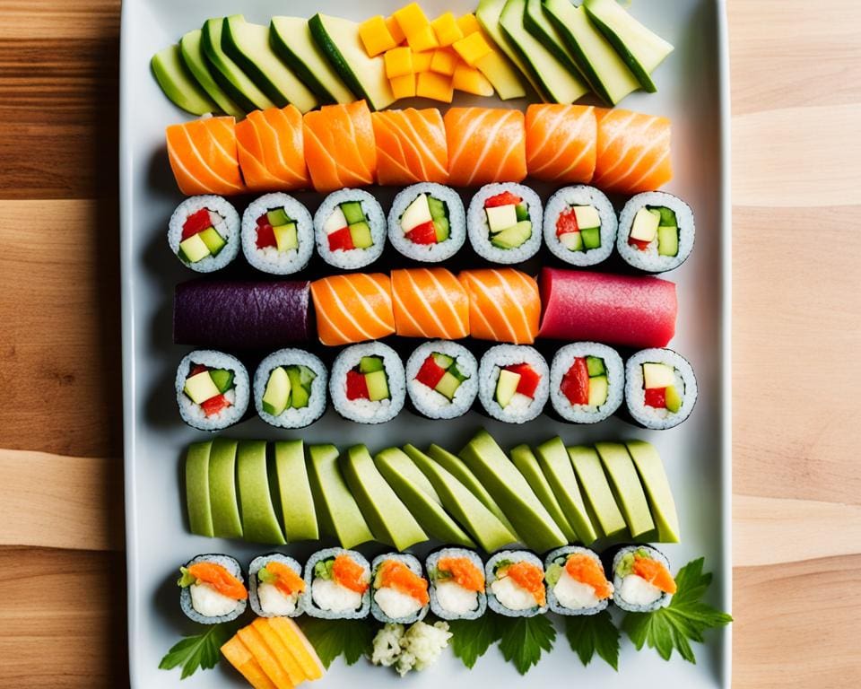 Vegan sushi trend