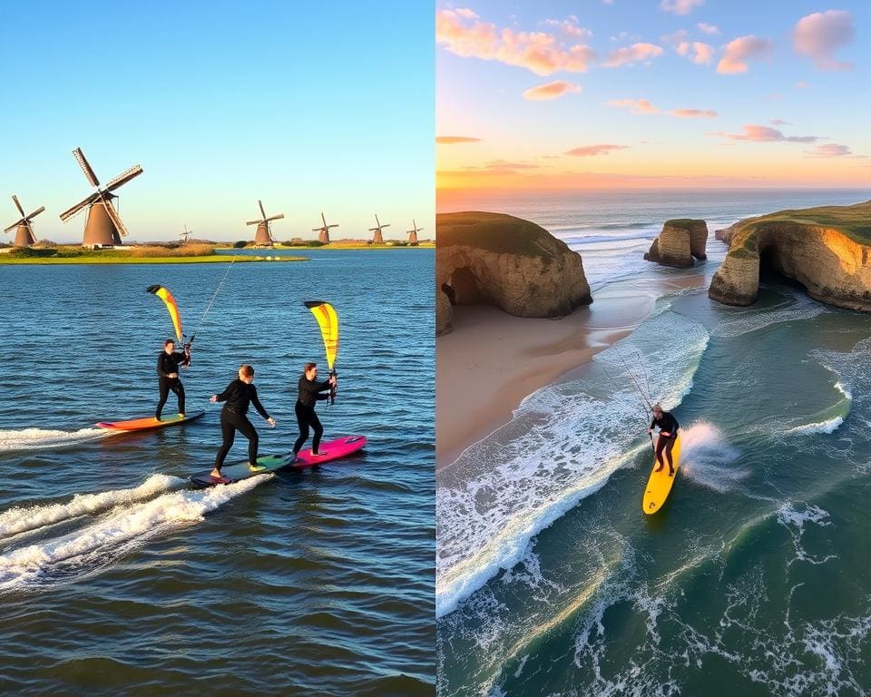 Wingfoil Lessen: Nederland vs Portugal – Wat Zijn de Verschillen?