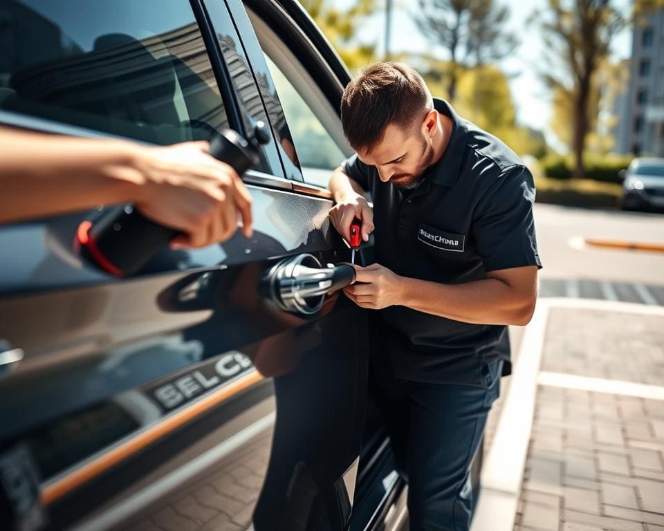 Binnen 45 Minuten Uw Auto Weer Open Zonder Schade