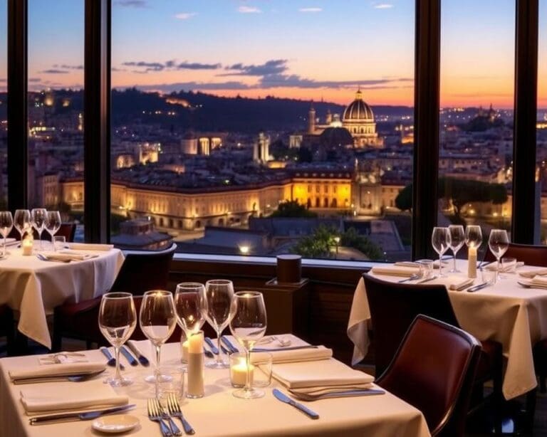 Restaurant La Pergola Rome: Dineren met uitzicht op de stad