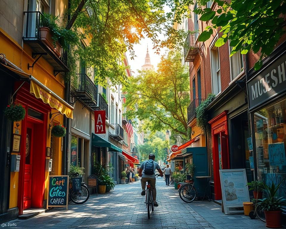 Stadsfietstocht door verborgen straatjes en iconische plekken