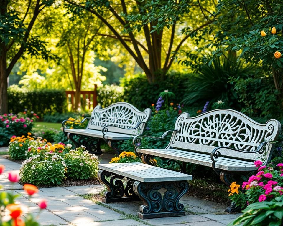 Tuinbanken voor ontspanning in je buitenruimte