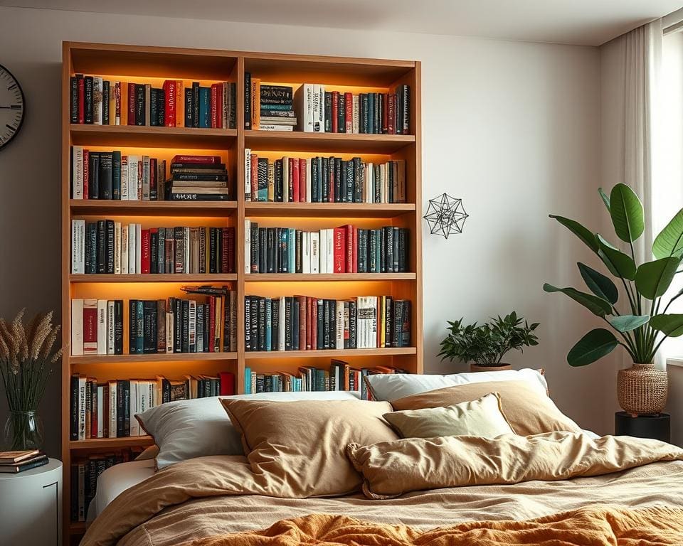 boekenplank inspiratie slaapkamer