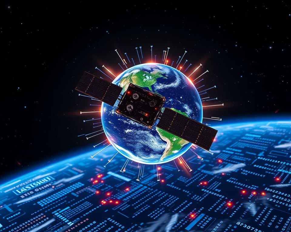 Beveiliging van satellietgegevens met blockchain