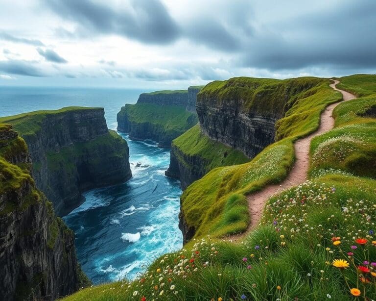 Natuurwandelingen langs de kliffen van Moher