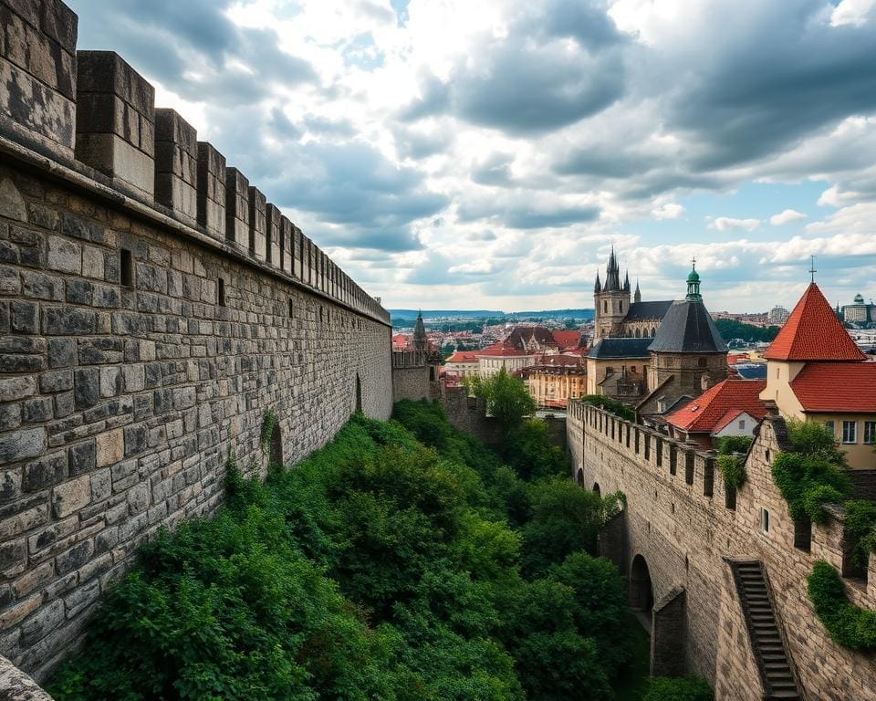 Ontdek de oude stadsmuren van Praag