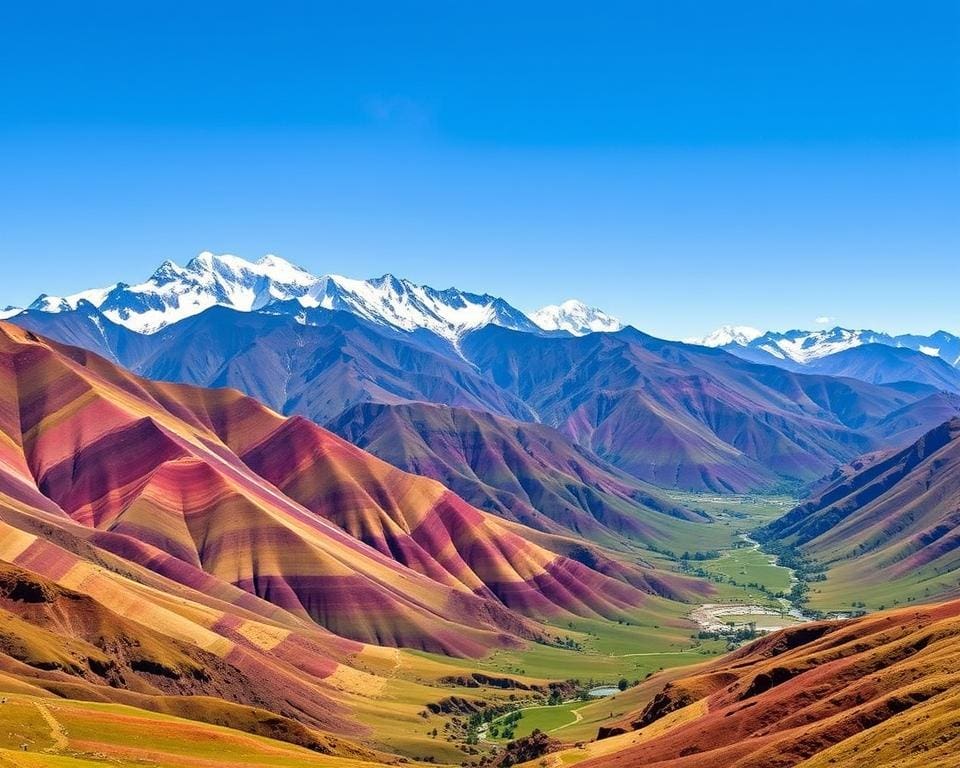 Rainbow Mountain en Valle Nevado: Kleurenpracht in de Andes