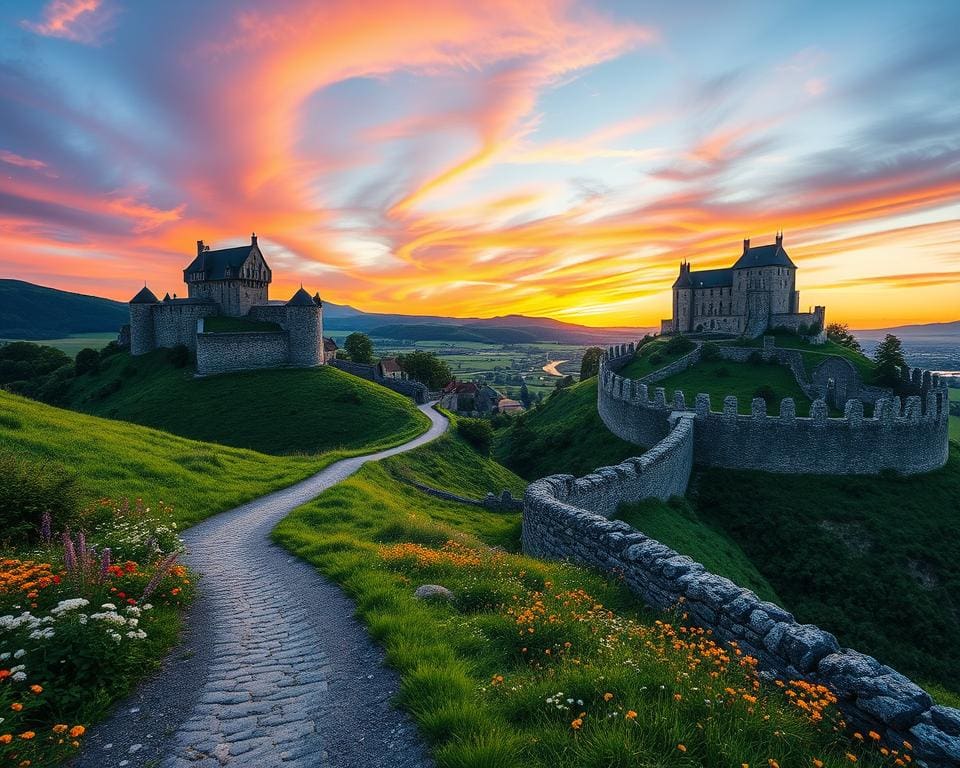 Reizen langs de historische kastelen van Wales