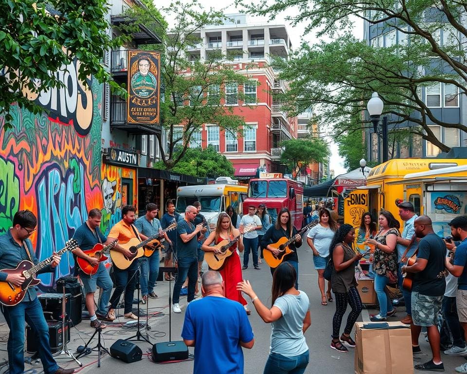 creatieve hub voor artiesten en muzikanten in Austin