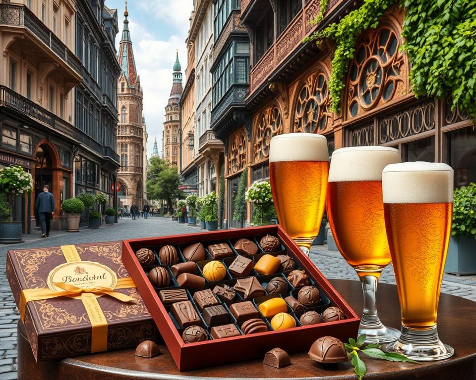 unieke elementen in Brussel: chocolade, bieren en art nouveau